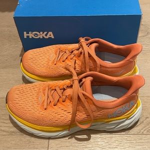 Hoka Womens Running Shoes - Size 7B - Orange